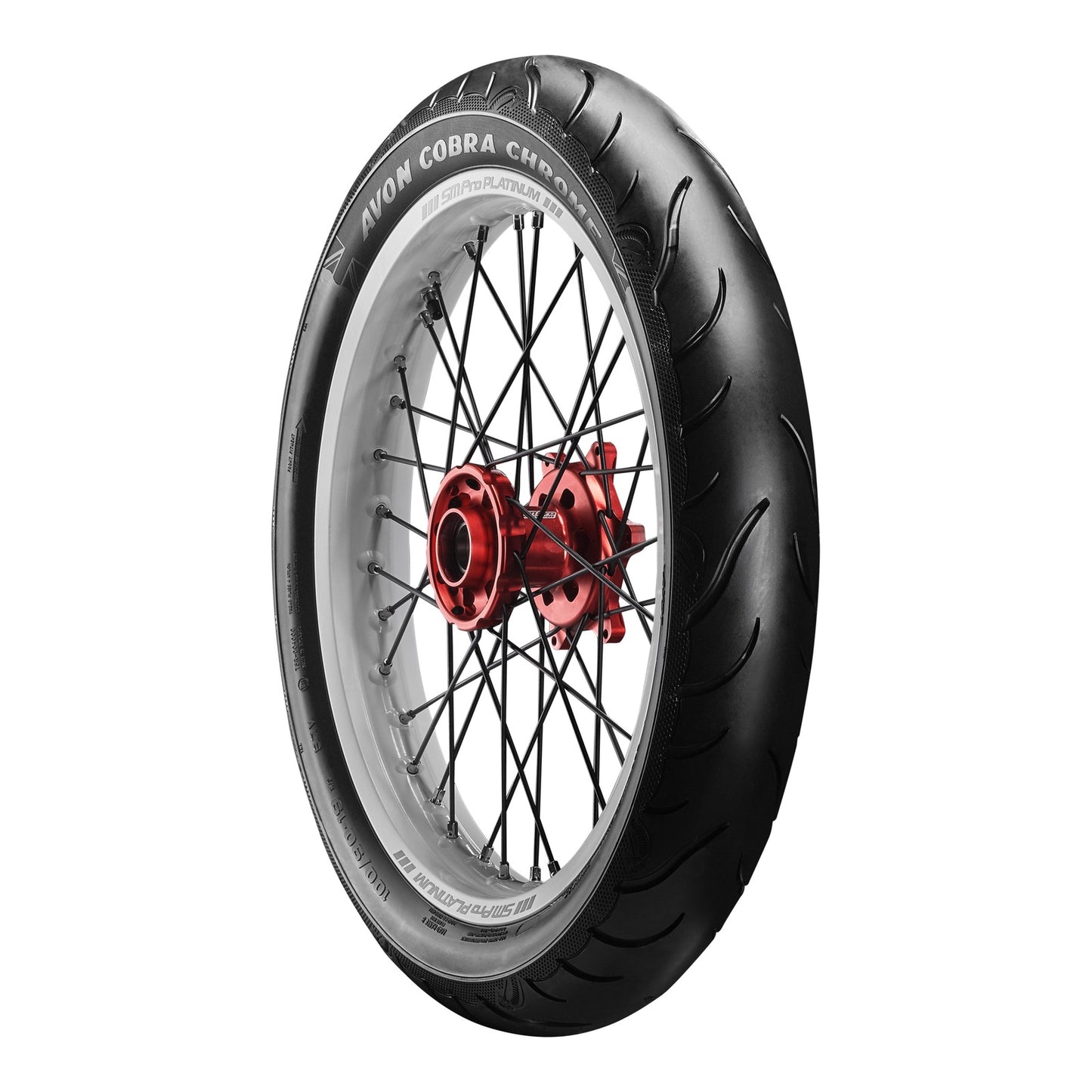 Avon Cobra Chrome 140/75R17 Front Tyre (67V Rating) AV91