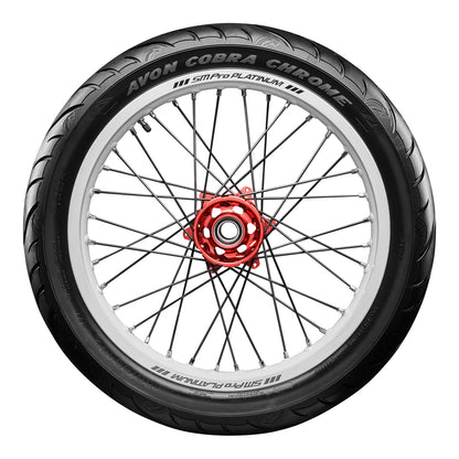 Avon Cobra Chrome 130/70R18 Front Tyre (63H Rating) AV91