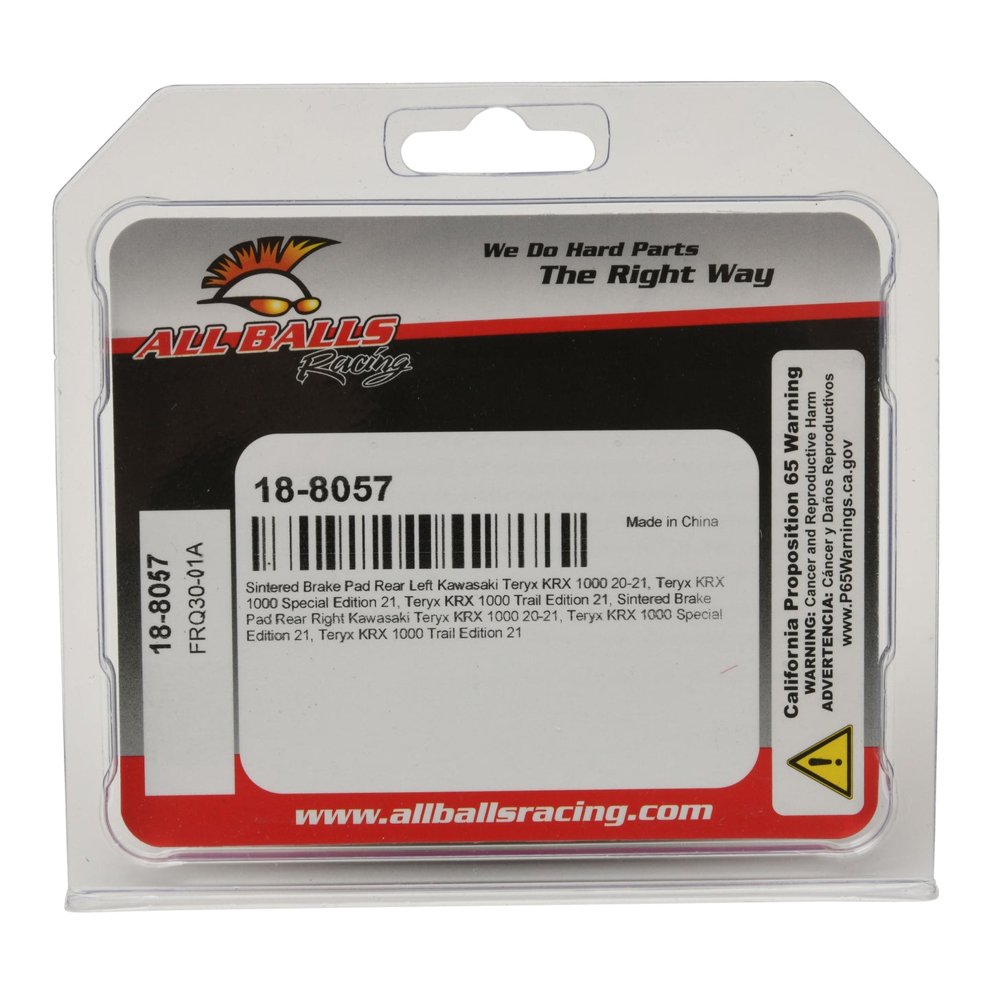 All Balls Racing Sintered Brake Pads (18-8057)