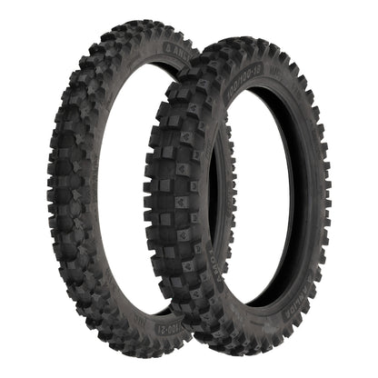 Anlida AM01 Tyre Set 80/100-21 Front & 100/100-18 Rear (NHS)
