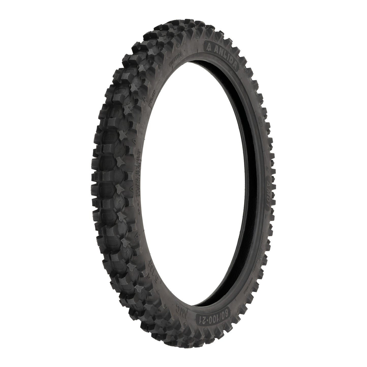 Anlida AM01 Tyre Set 80/100-21 Front & 100/100-18 Rear (NHS)