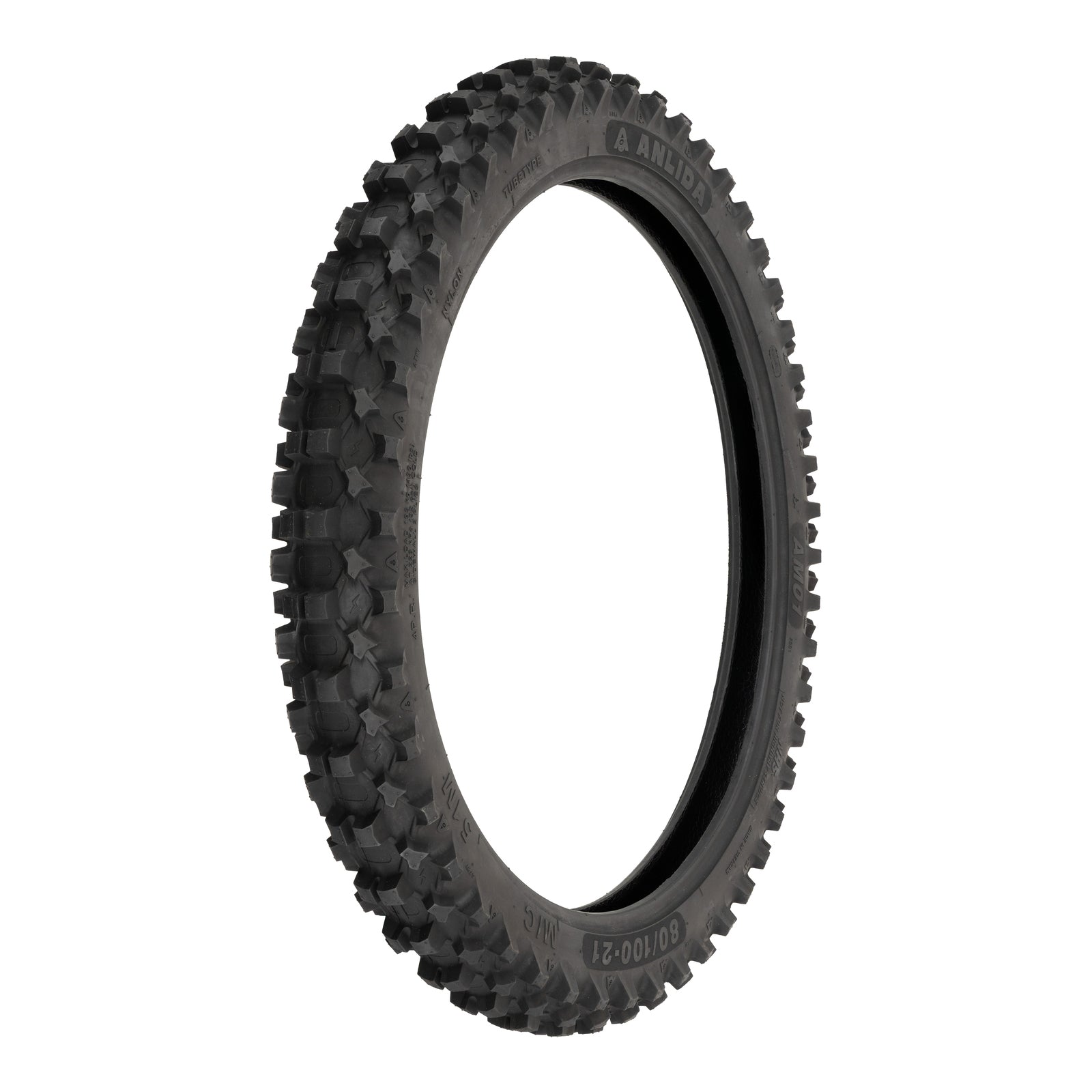 Anlida AM01 Tyre Set 80/100-21 Front & 110/100-18 Rear (NHS)
