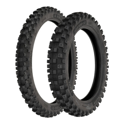 Anlida AM01 Tyre Set 80/100-21 Front & 110/90-19 Rear (NHS)