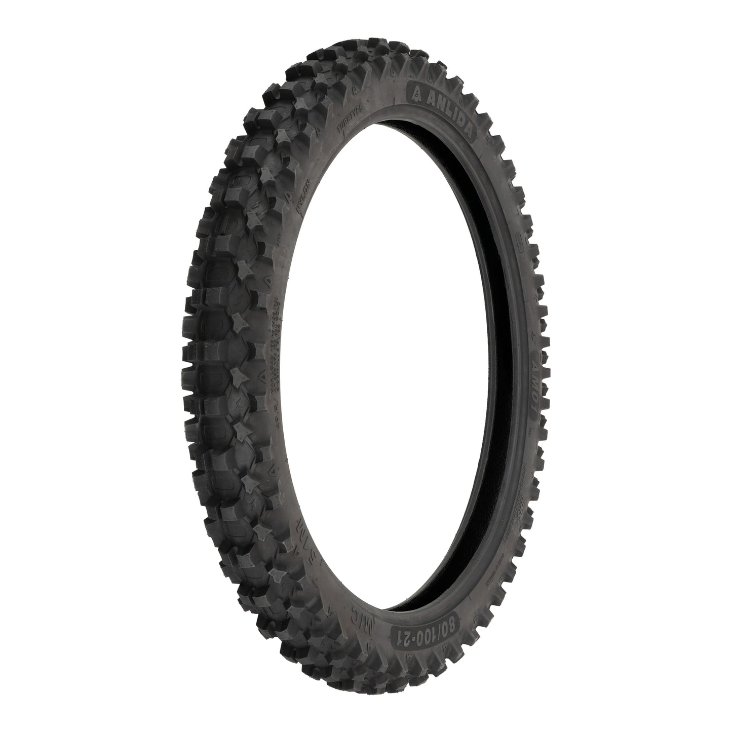 Anlida AM01 Tyre Set 80/100-21 Front & 110/90-19 Rear (NHS)