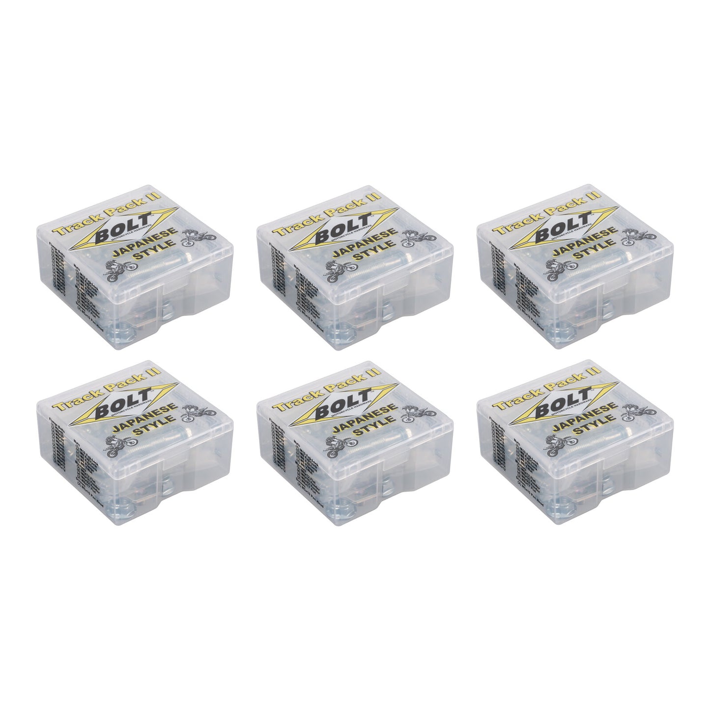 Bolt Track Pack for Japanese MC - 6 Kits Display