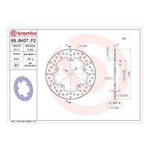Brembo Prime Brake Disc Serie Oro Rear 68B407F2
