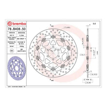 Brembo Prime Brake Disc Serie Oro Front 78B40850