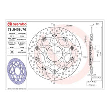 Brembo Prime Brake Disc Serie Oro Front 78B40876
