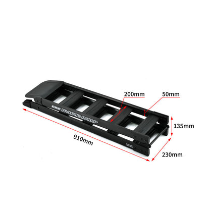 DRC Hybrid Folding Ramp 180cm - Black