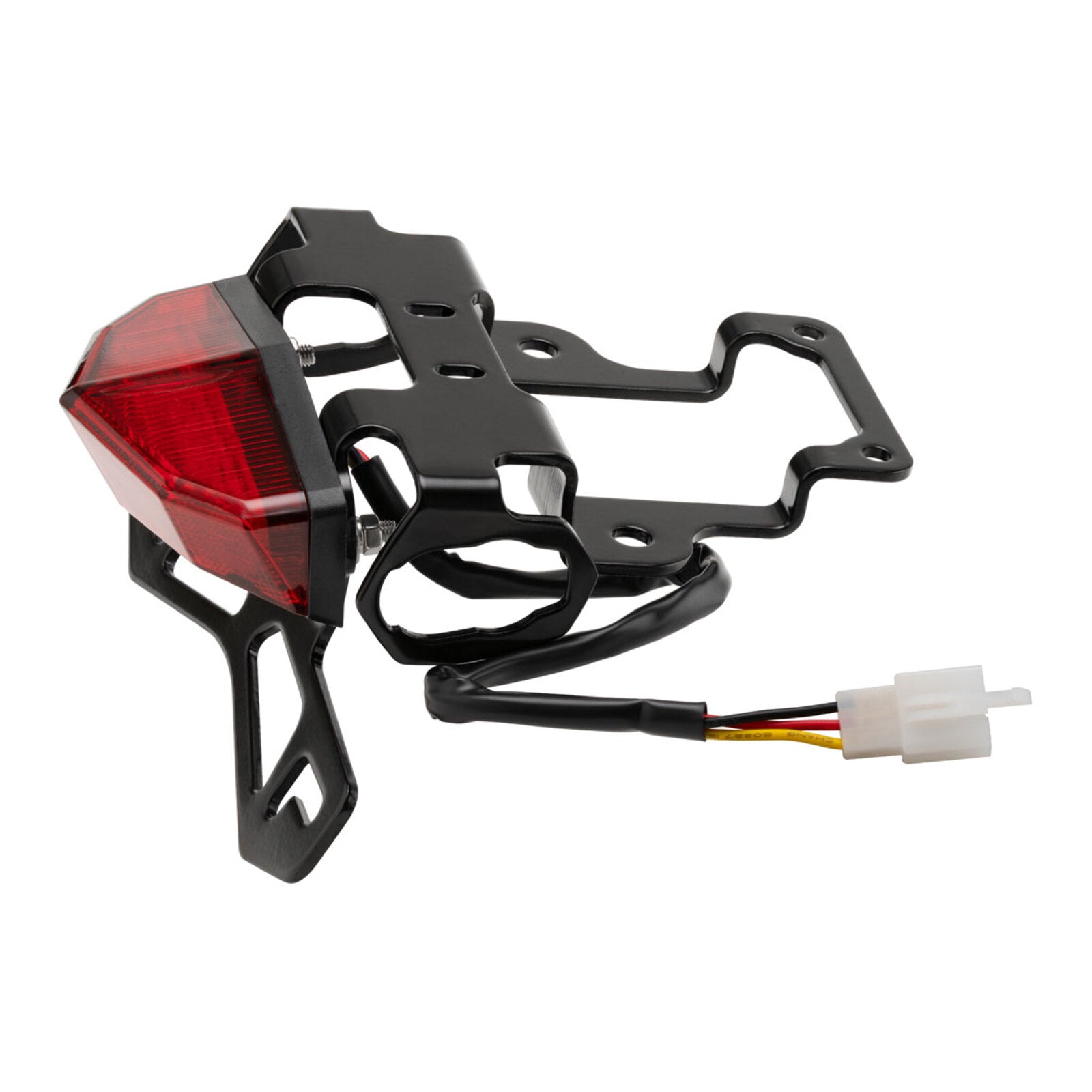 DRC Edge Tail Light Holder Kit- Kawasaki KLX230 '20- - Red Lens