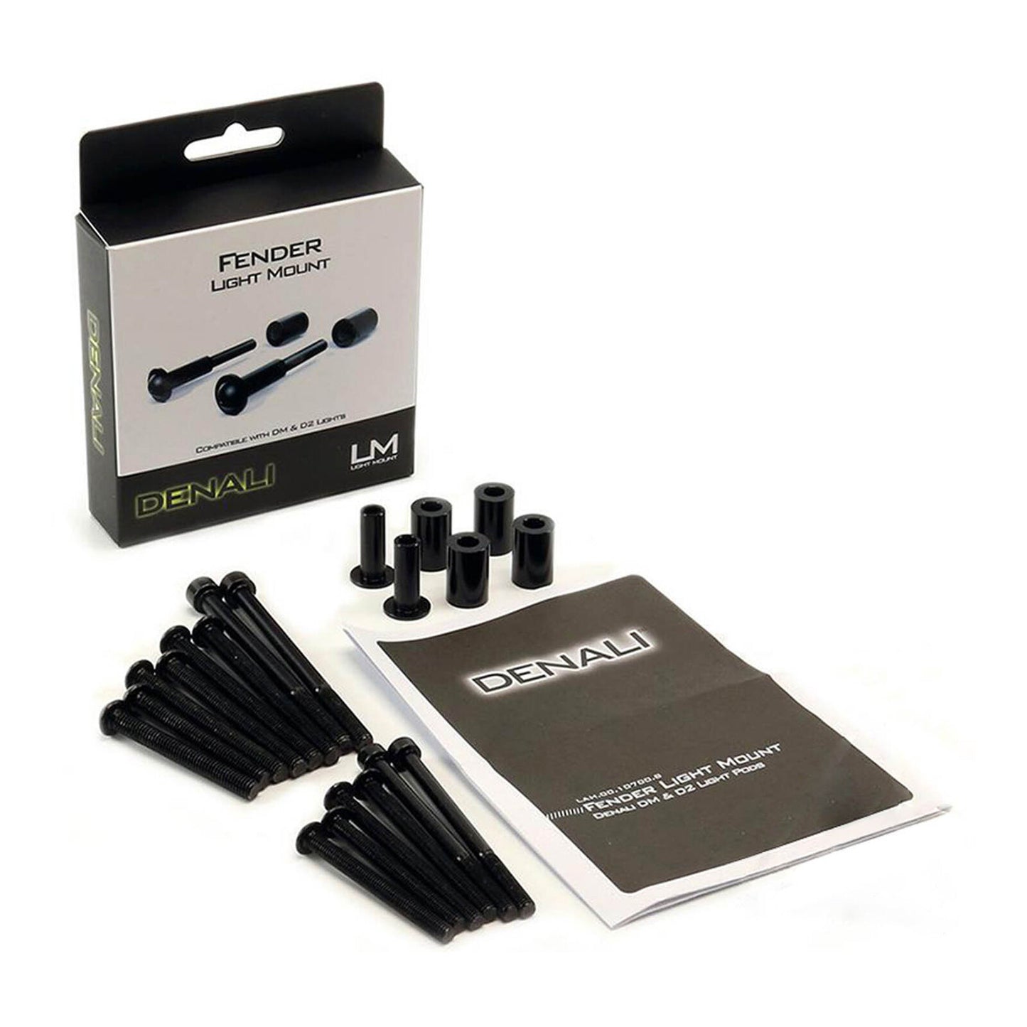 Denali Fender Mount Kit For DM/D2 Lights - Fits M5, M6 Bolts