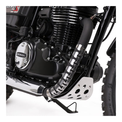 DRC 4-Stroke Universal Exhaust Pipe Guard - Titanium