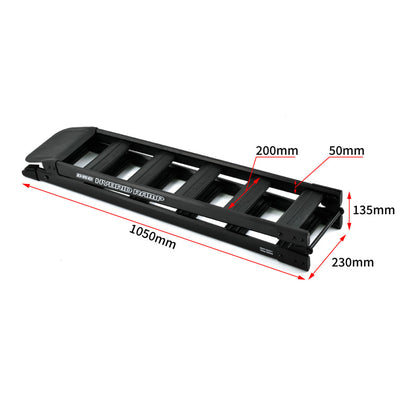 DRC Hybrid Folding Ramp 210cm - Black