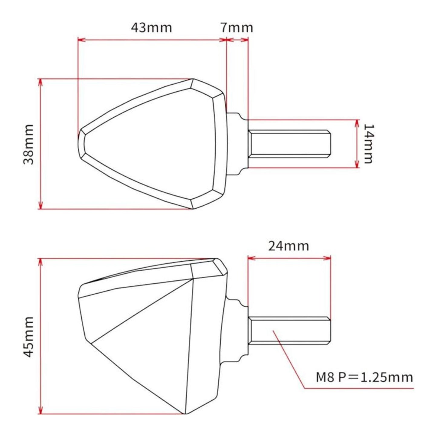 DRC 601 LED Flasher 12V - Orange (2 Pack)