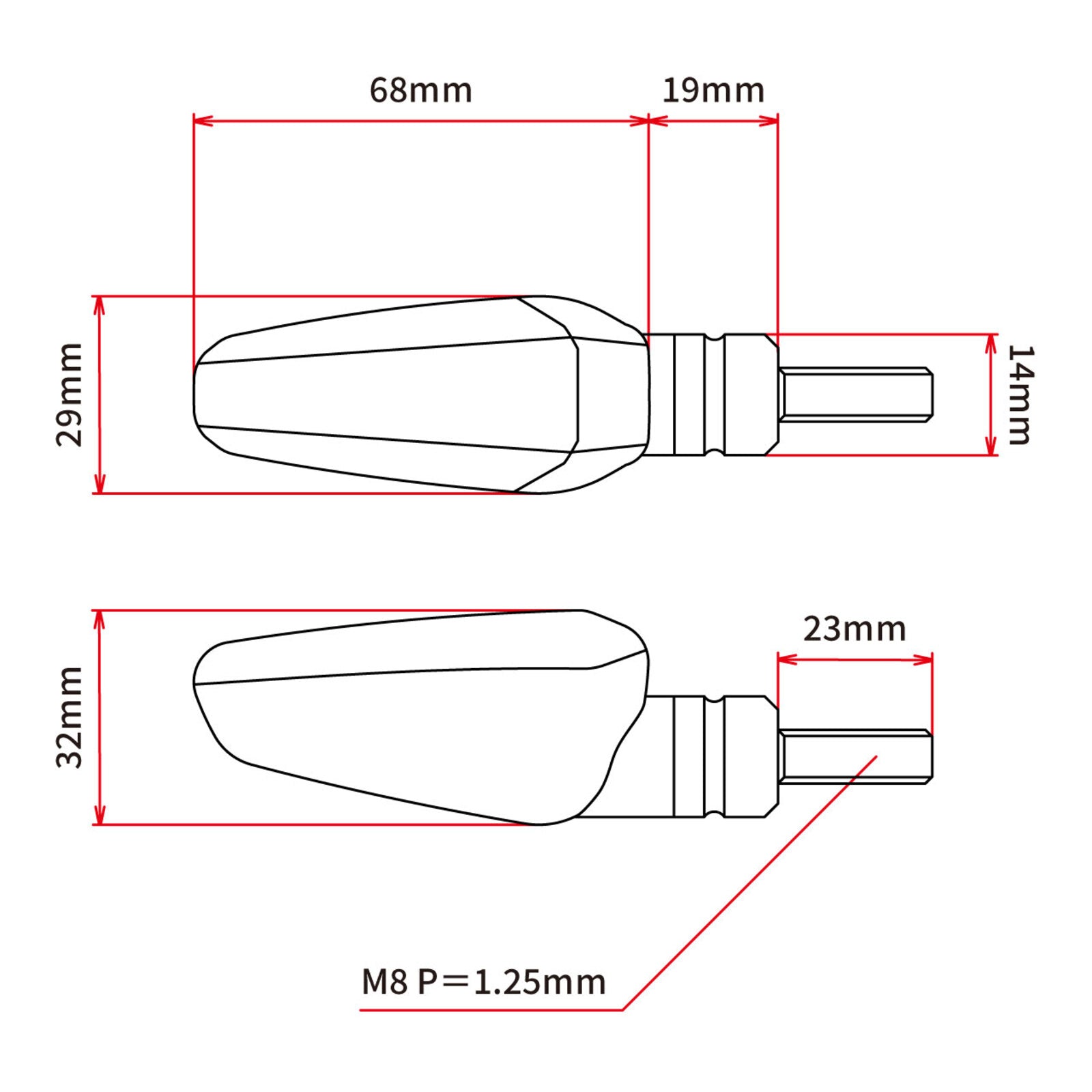 DRC 602 LED Flasher 12V (2 Pack) - Smoke
