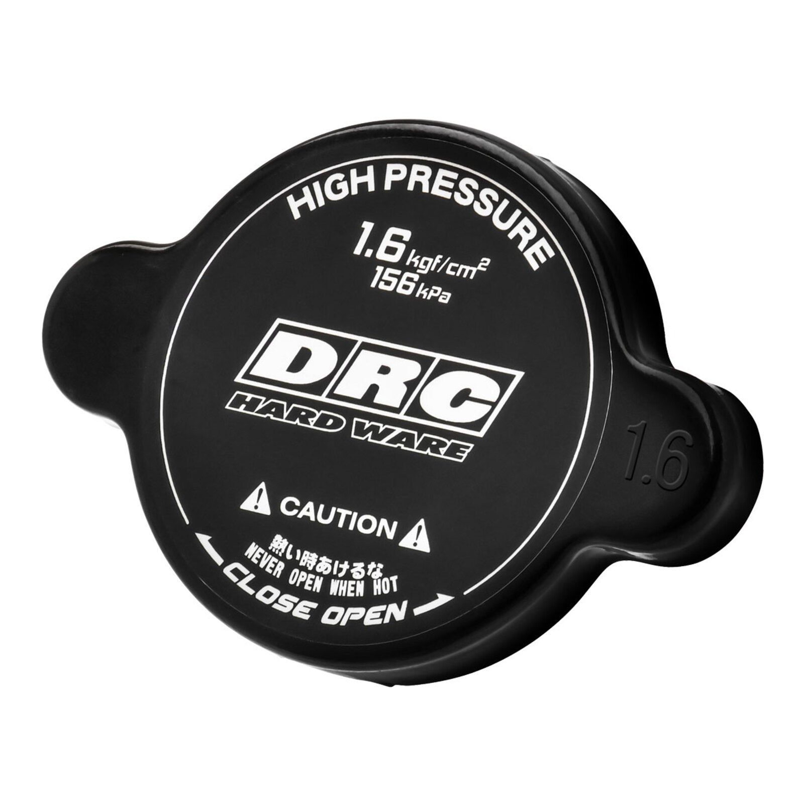DRC Radiator Cap 1.6kgf/cm² - Black