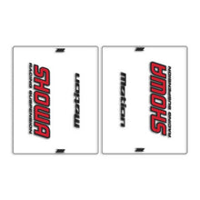 DRC Motion Front Fork Outer Decals- Showa - Clear/Red/Black