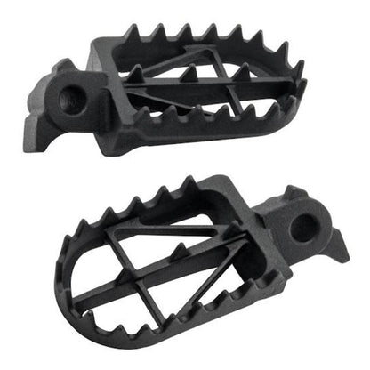 Zeta Wide Chromoly Mid Foot Pegs - Yamaha YZ125 / YZ250 / YZ250F / WR250F / WR45