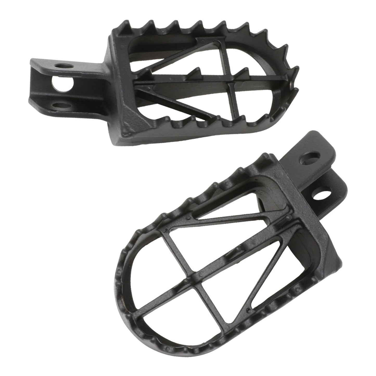 Zeta Wide Chromoly Mid Foot Pegs - Kawasaki KLX110 / KLX110L / Suzuki DR-Z50 / D
