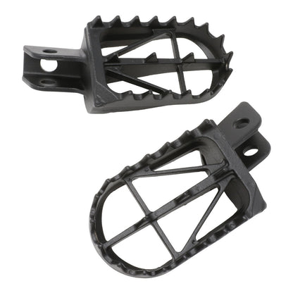 Zeta Wide Chromoly Mid Foot Pegs - Kawasaki KLX110 / KLX110L / Suzuki DR-Z50 / D