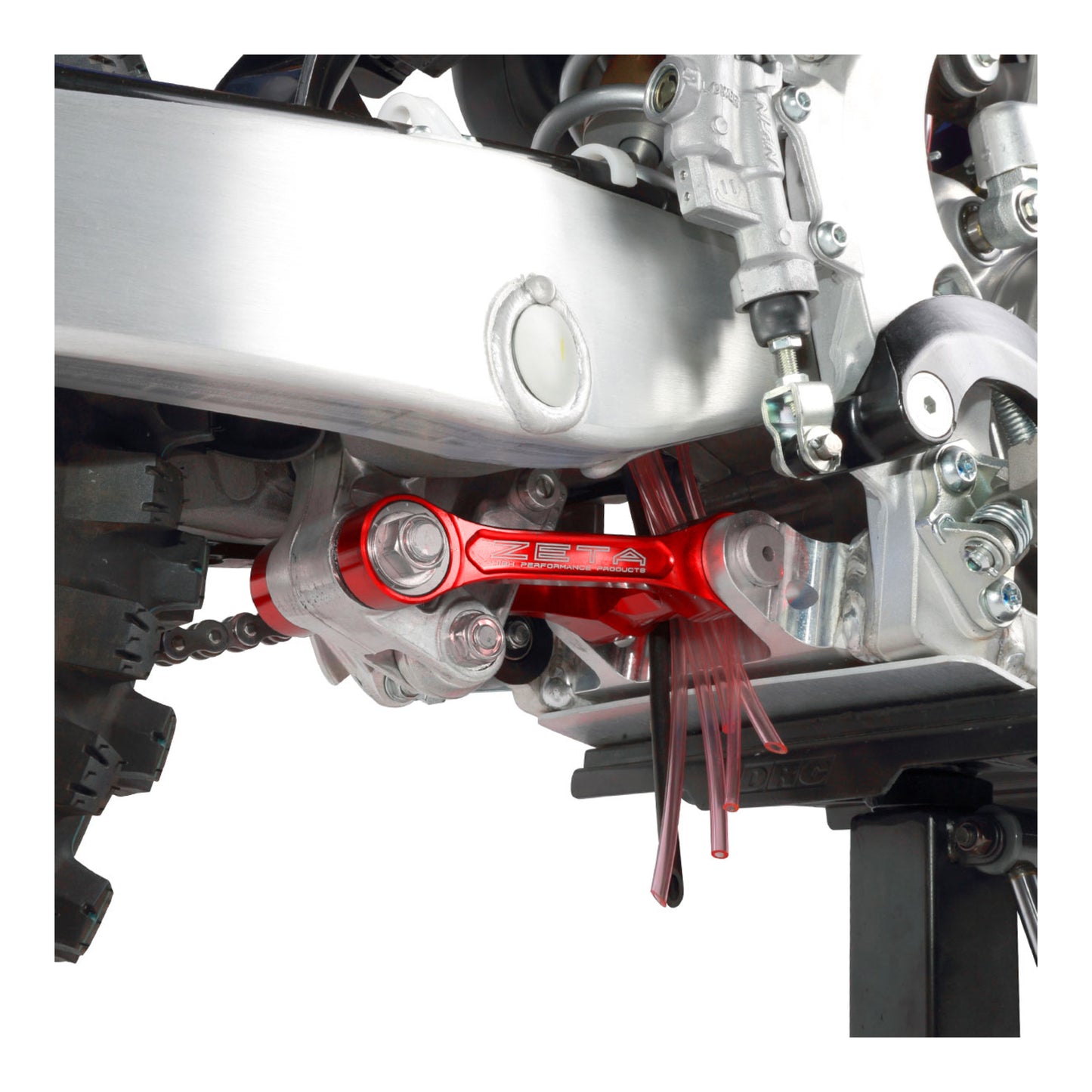 Zeta RSL Adjustable Lowering Link- Assorted Honda CRF Models - Red