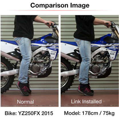 Zeta RSL Low Down Link -30mm - Honda CRF1000L Africa Twin - Red