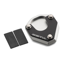 Zeta Side Stand Extender - Black / Silver - Suzuki DR-Z400S / DR-Z400SM ('00-)