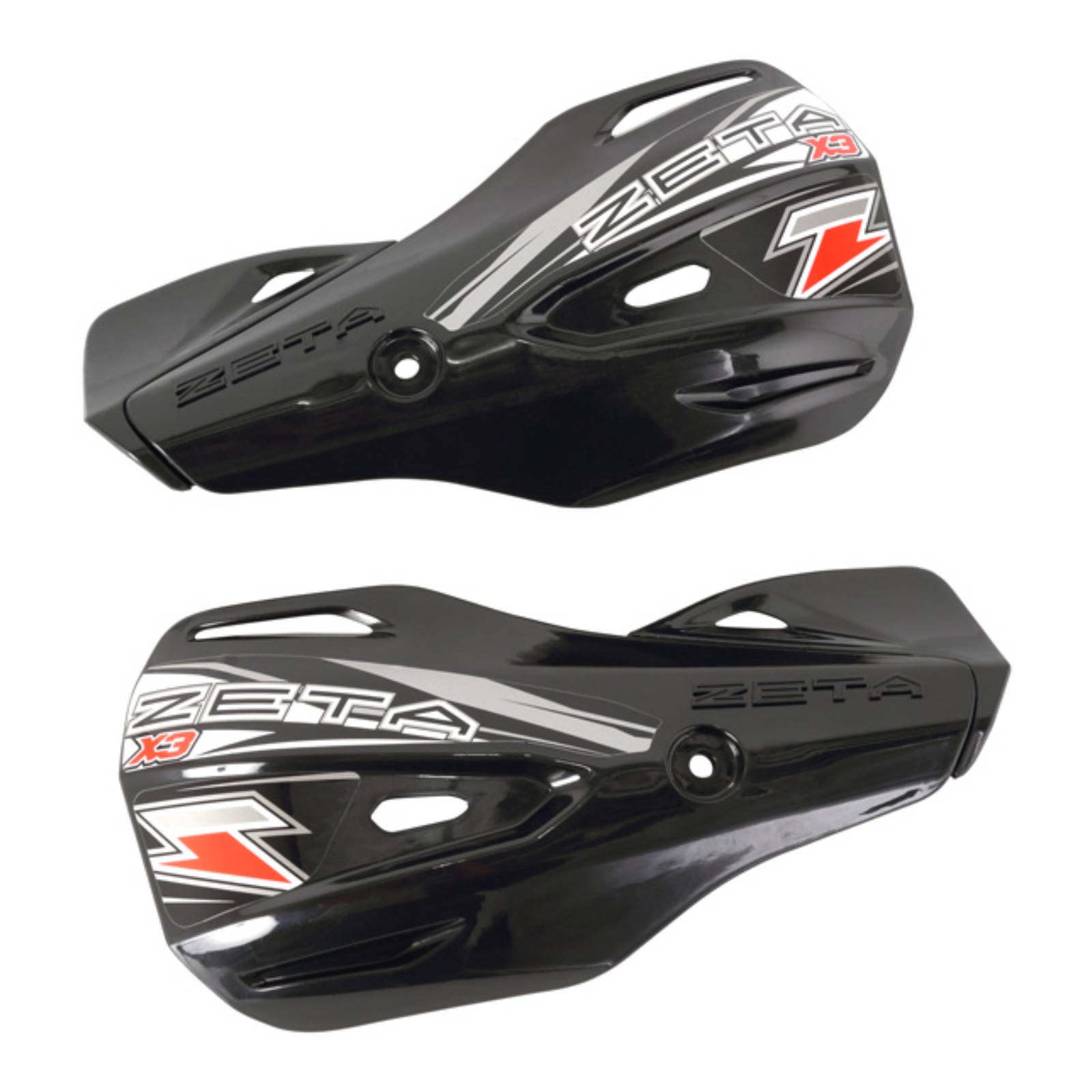 Zeta Impact X3 Handguard Replacement Plastics - Black