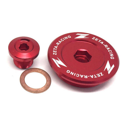Zeta Engine Plug Set - Suzuki DR-Z400S / DR-Z400SM ('00-) - Red