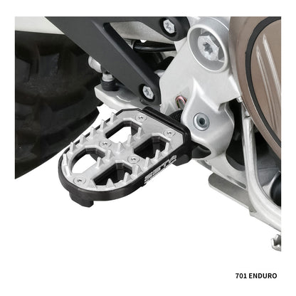 Zeta Adventure Foot Pegs - KTM - Black