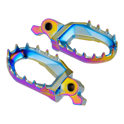 Zeta Max Foot Pegs - Yamaha YZ - Oil Slick