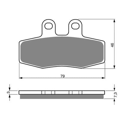 GOLDfren Brake Pads Sintered Sports GF010 - S3 (PH241)