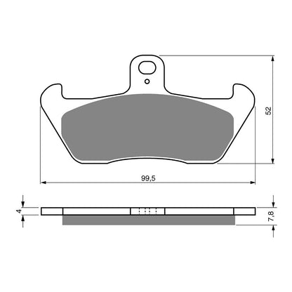 GOLDfren Brake Pads GF089 - S3