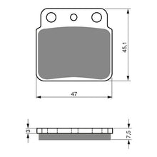 GOLDfren Brake Pads Off-Road Racing GF092 - K5 ( PR103 )