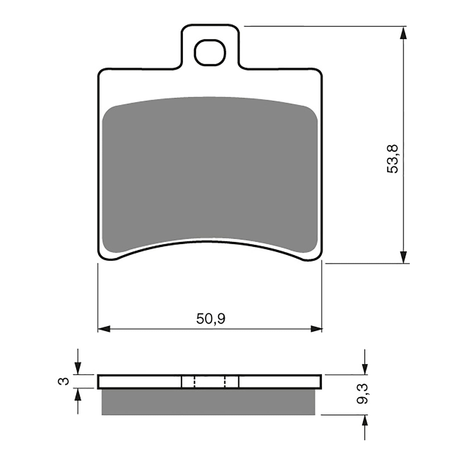 GOLDfren Brake Pads GF150 - S3