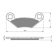 GOLDfren Brake Pads Off-Road Racing GF162 - K5 ( PR159 )