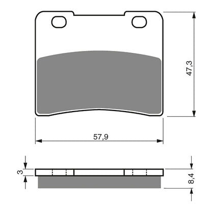 GOLDfren Brake Pads GF172 - S3