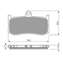 GOLDfren Brake Pads Sintered Sports GF296 - S3 ( PH424 )
