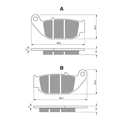 GOLDfren Brake Pads GF311 - K5