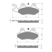 GOLDfren Brake Pads Sintered Sports GF334 - S3