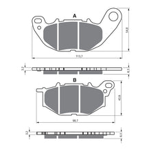 GOLDfren Brake Pads GF369 - GP5 - Indent