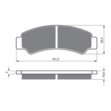 GOLDfren Brake Pads Off-Road Racing GF389 - K5