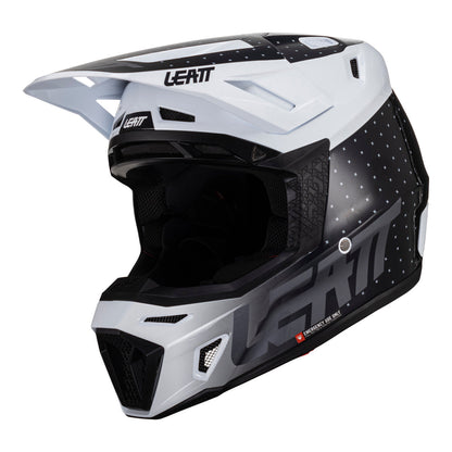 Leatt 2024 8.5 Helmet Kit - Black / White