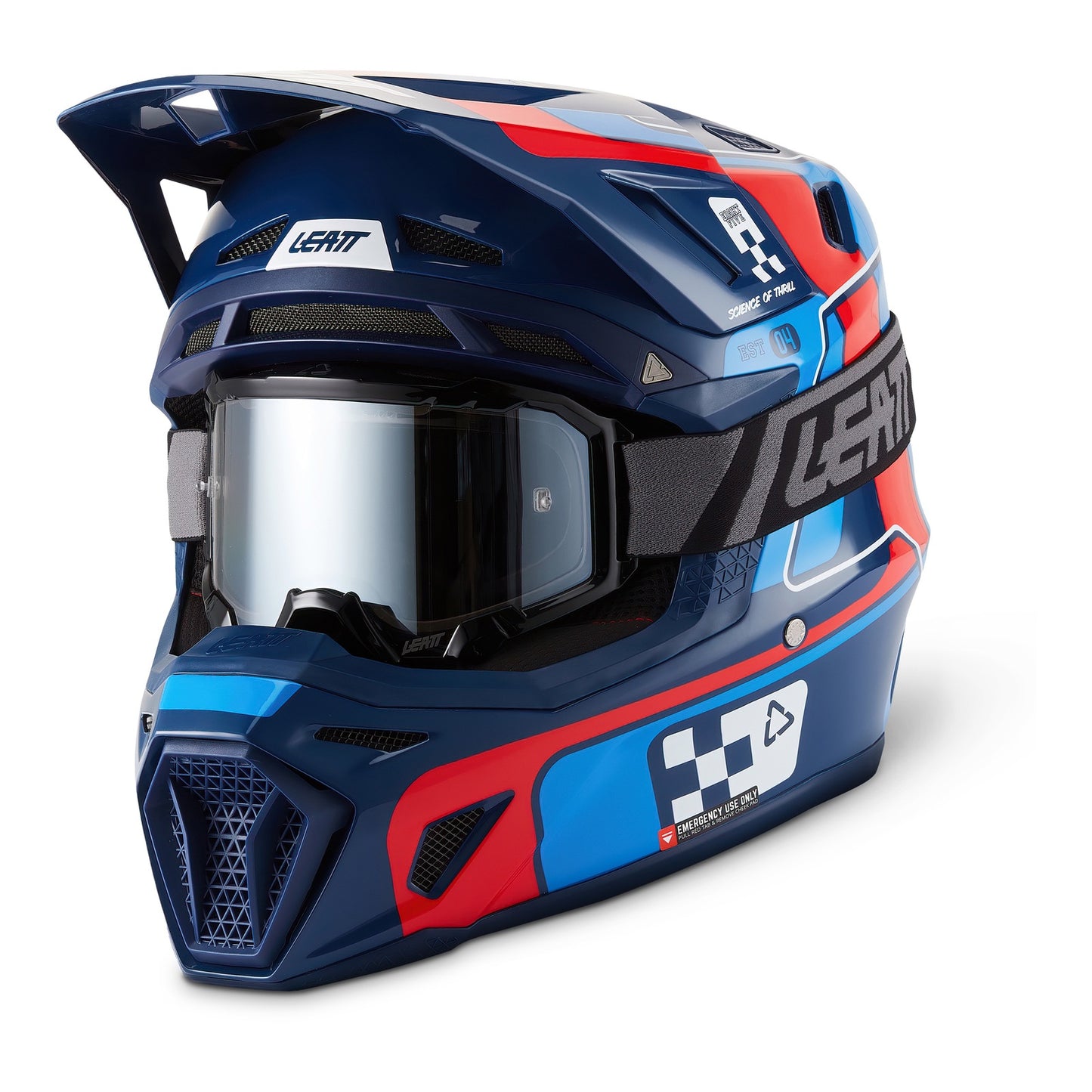 Leatt 8.5 Helmet Kit - Blue / Red