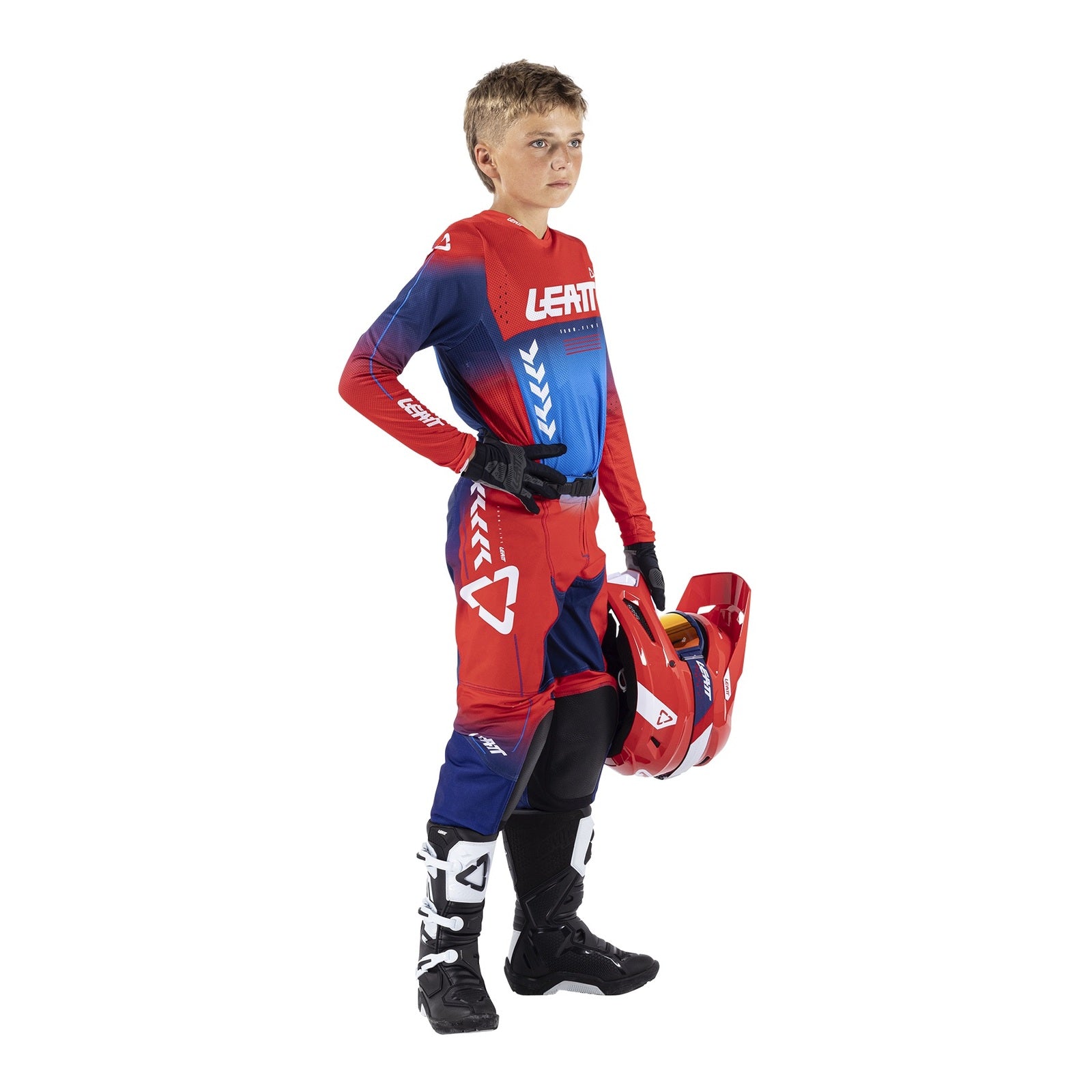 Leatt 4.5 Junior Pant - Royal Blue / Red