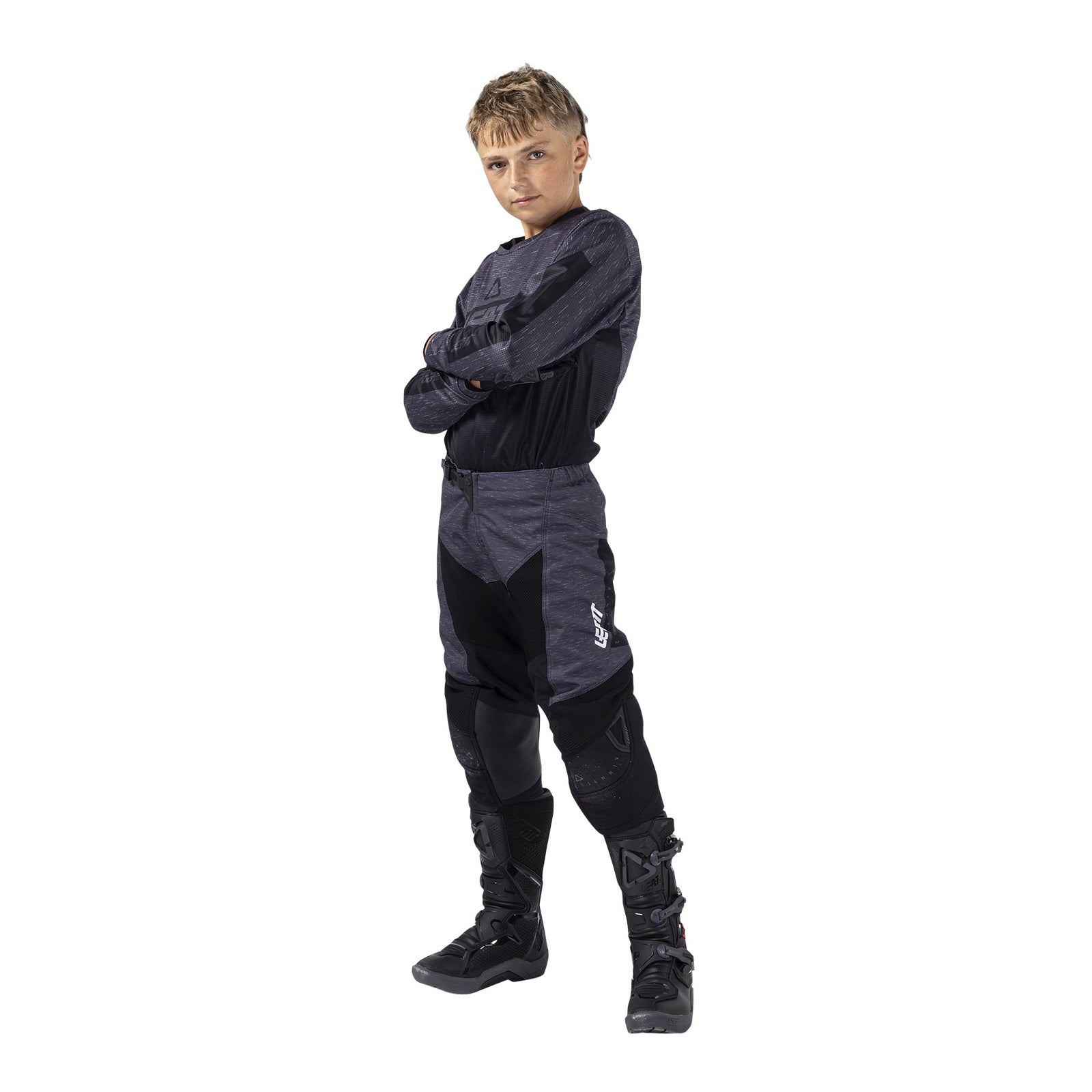 Leatt 2026 3.5 Mini Ride Kit - Stealth Black / Grey