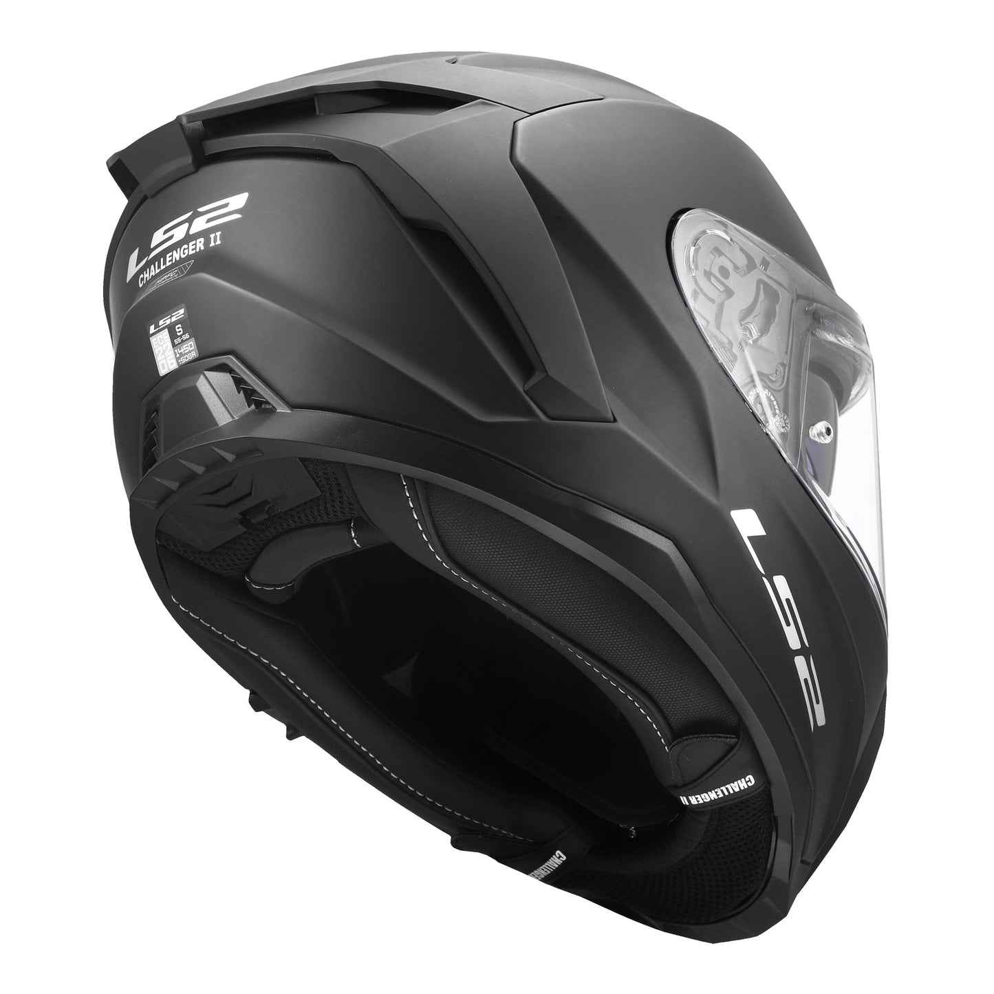 LS2 FF817 Challenger II Solid Helmet - Matte Black