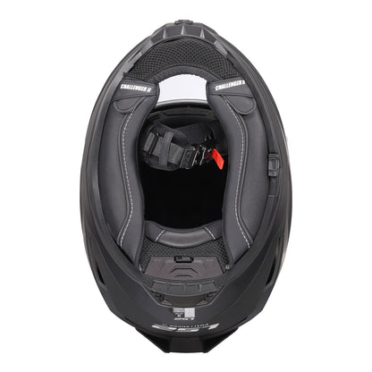 LS2 FF817 Challenger II Solid Helmet - Matte Black