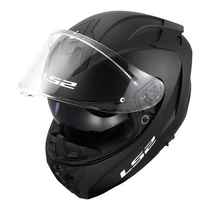 LS2 FF817 Challenger II Solid Helmet - Matte Black
