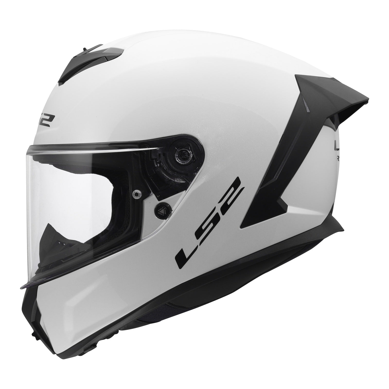 LS2 FF820 Rapid III Solid Helmet - Gloss White